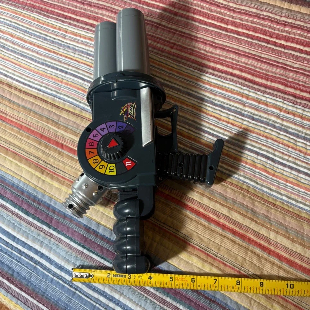 Disney Pixar Toy Story Zurg Ion Blaster Toy Triple Barrel Blaster Gray Silver